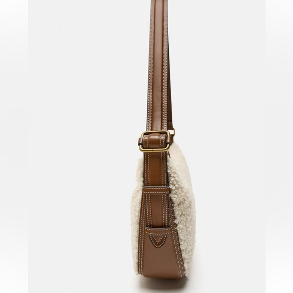 Zara fleece shoulder bag - Picture 4 of 6